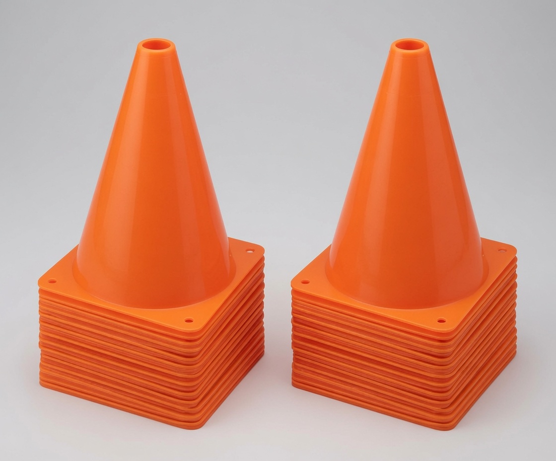 Coaching cones and hoppers